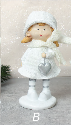 Фигурка Девочка 13 см Новый год / W254-1-В /уп 72/732530