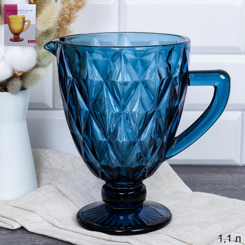 Кувшин 1100 мл / KF-038-3 /уп 12/ синий