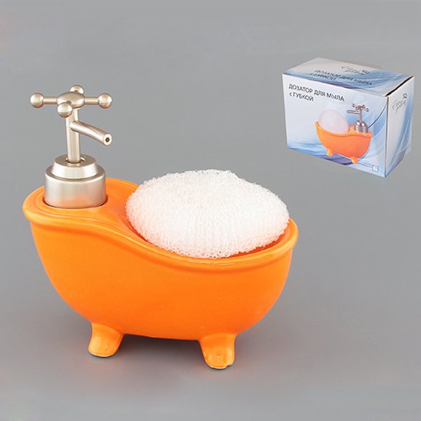 Для ванной оптом от производителя. Elan Gallery диспенсер. Elan Gallery / диспенсер "губы". Товары для ванной. Оранжевые аксессуары для ванной.