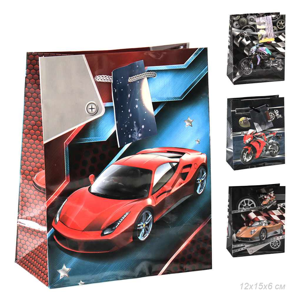 Пакет подарочный 12х15х6 23 февраля / 116-21 /уп 12/2400/ микс 23 февраля