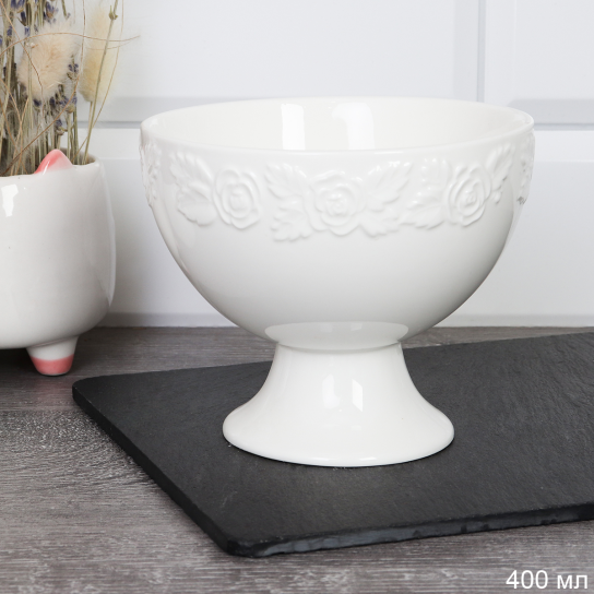 Креманка 400 мл фактурная / DF-118 /уп /