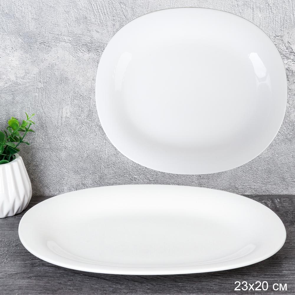 Тарелка 23х20 см / AD-127 /уп 39/уп 34/