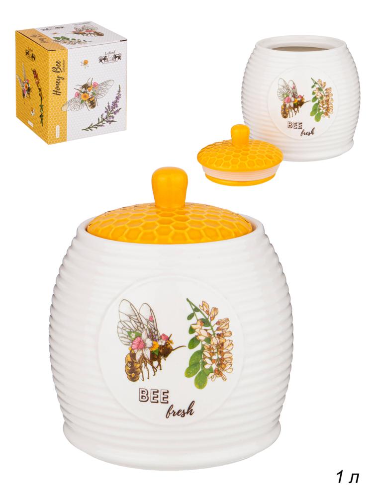 Банка для меда Пчелка 1000 мл / 151-201 /уп 16/