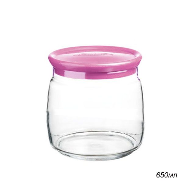 Банка 500 мл с крышкой Чешни / 43003SLB /уп 12/