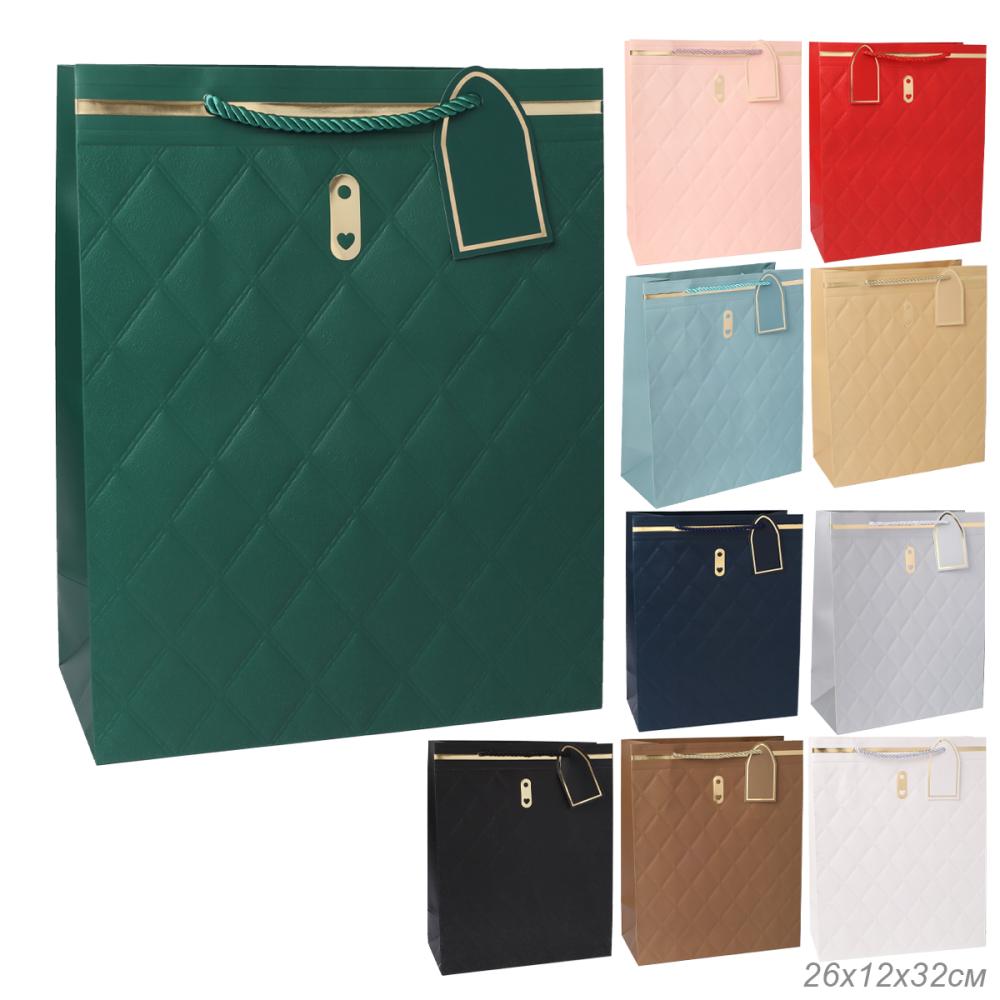 Пакет подарочный 26х32х12 / 32408-A /уп 12/600/