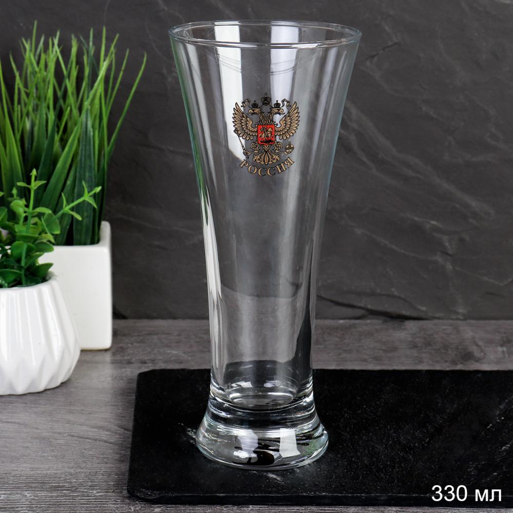 Бокал пивной 330 мл Герб / 199 /уп 6/