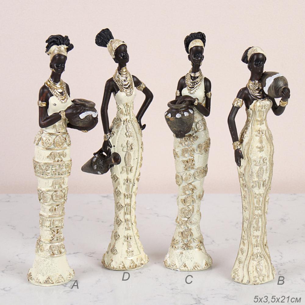 Статуэтка Африканка 21 см / 26237E /уп 48/