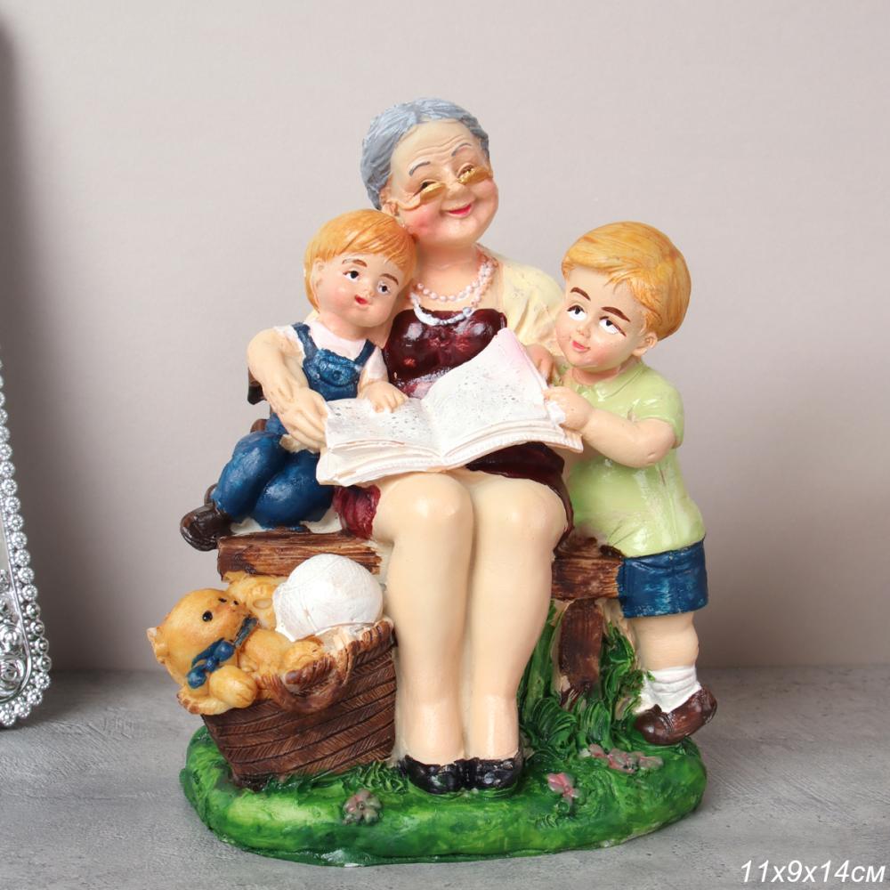 Фигурка Бабушка/Дедушка 15х10 см / WS-12х3 /уп 72/ (A, Дедушка)