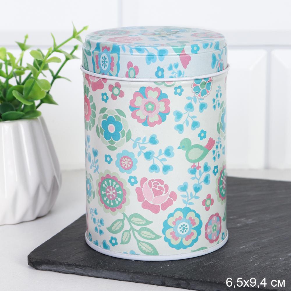 Банка с двойной крышкой для специй, чая / B-TT04 /уп 24/144/