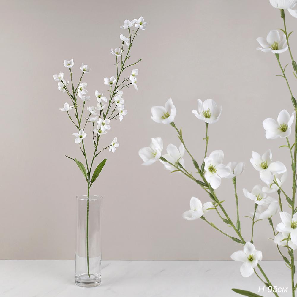 Цветок искусственный Хризантема белая 95 см / RF-1573 /уп 250/500/