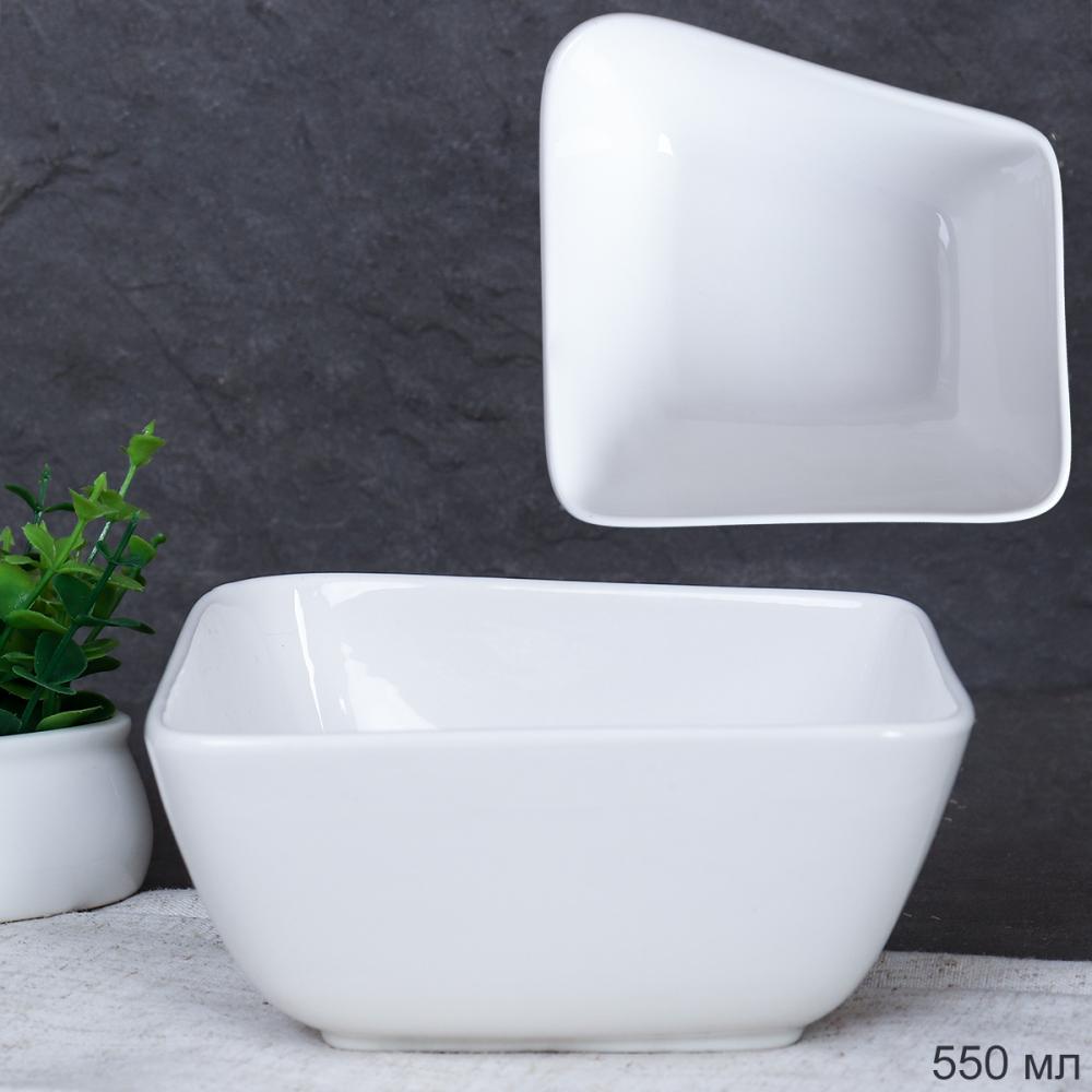 Салатник 550 мл 14х13х6см / JYU-5 /уп 32/ неправильной формы