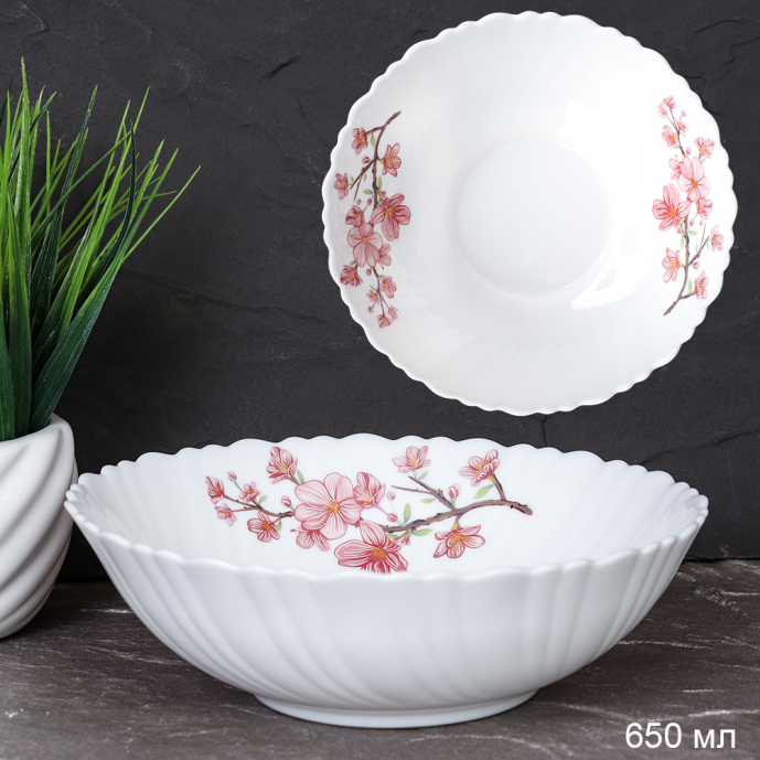 Тарелка глубокая суповая 650 мл 175 мм / TW-70 (7196) /уп 48/ Сакура 719569