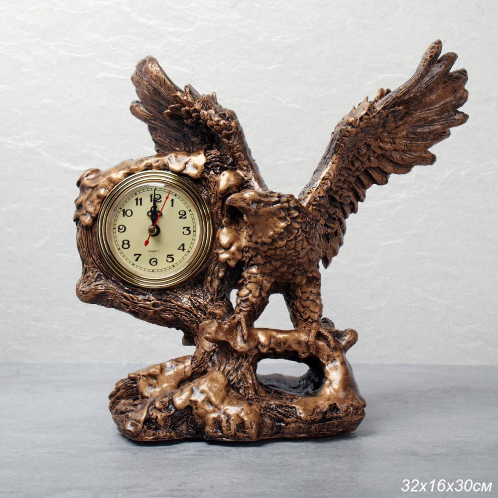 Часы статуэтка Орел 32x16х30 см / 3533A /уп.12/