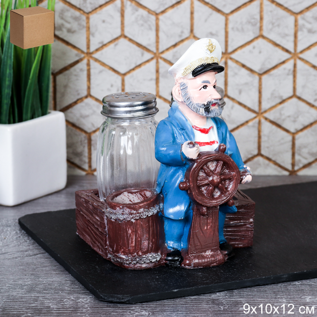 Набор для специй и зубочисток Моряк / 6122 /уп 48/