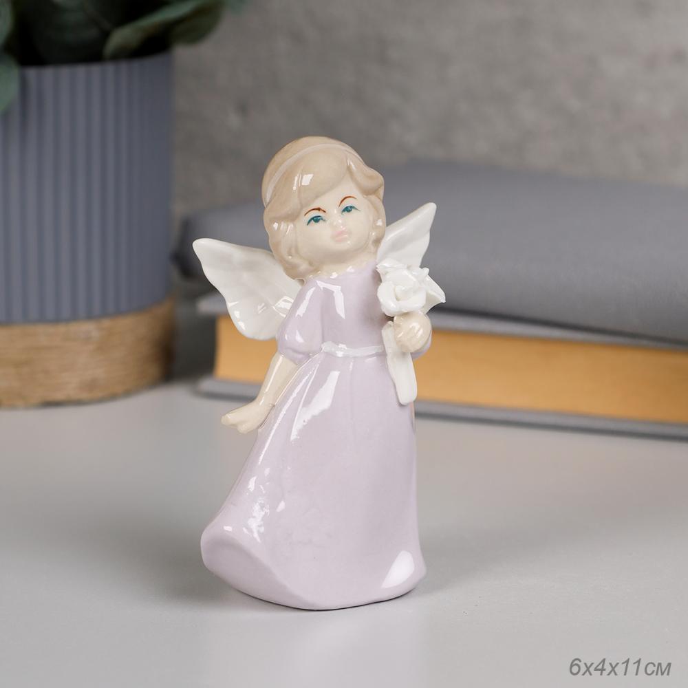 Фигурка Ангел 11 см / 2013-29A /уп 48/фарфор