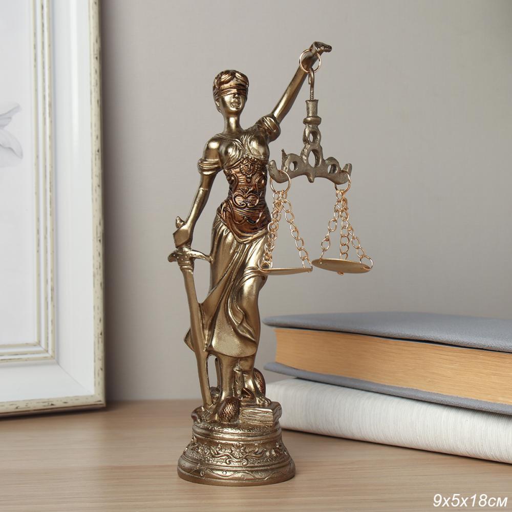 Статуэтка Фемида 18 см / F717-1 /уп 48/
