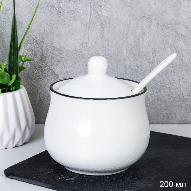 Банка для специй с ложкой 200 мл Кант / TY-624 /уп 6/120/