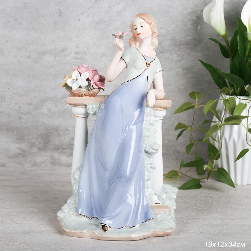 Статуэтка Дама 34 см / HW-20 /уп 12/