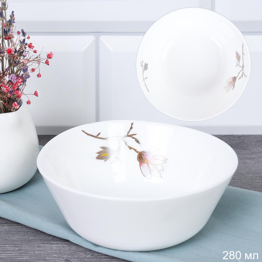 Салатник 250 мл Евро / FLMLW45 (20023) /уп 108/ Магнолия