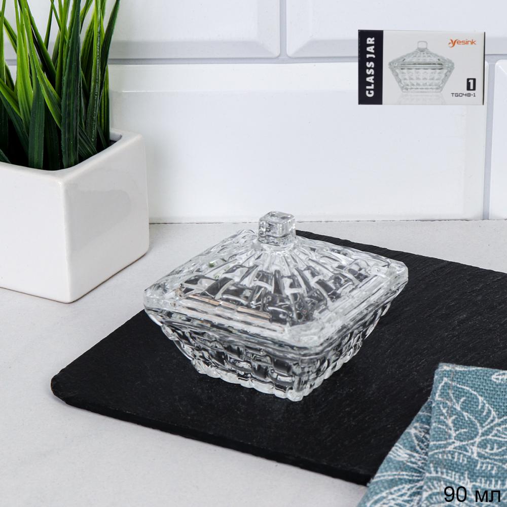 Банка для специй Квадрат / TG048-3 /уп 96/