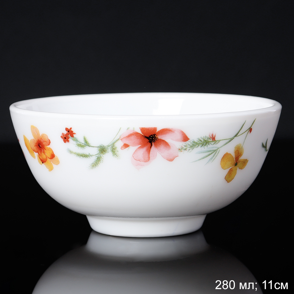 Пиала 280 мл 110 мм / 7PCS-458-YF(19150) Луговые 680170