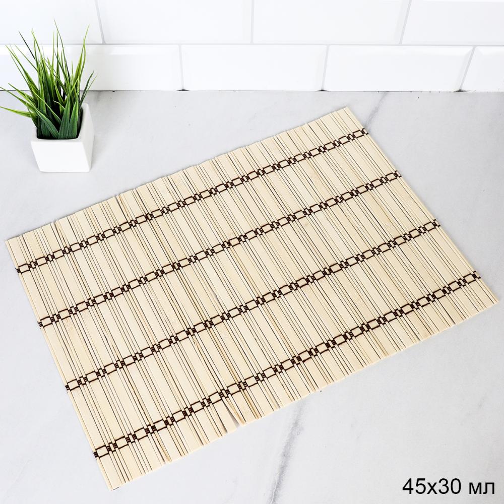 Салфетка для стола Бамбук 30х45 см / BBD36 /уп 60/ Светло бежевая   730870