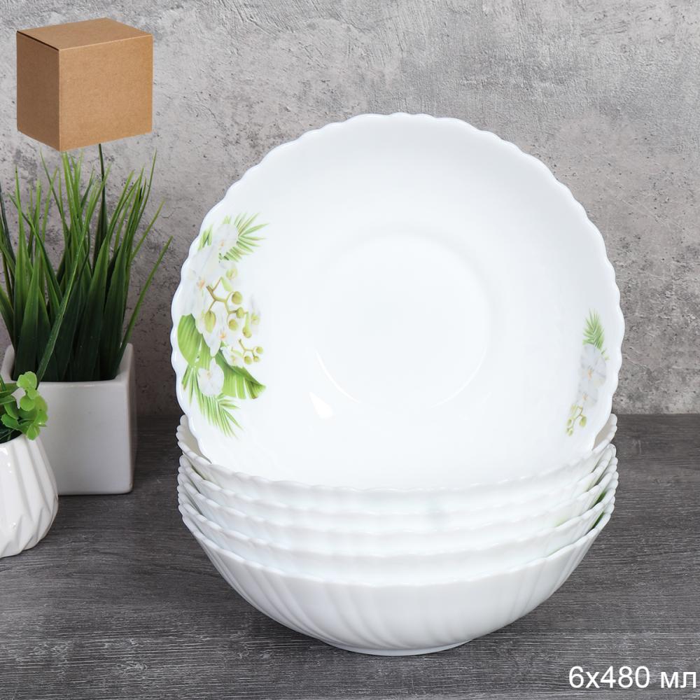 Набор суповых тарелок 6 штук 650 мл 175 мм / TW-70XN (7503) /уп 8/ 748943