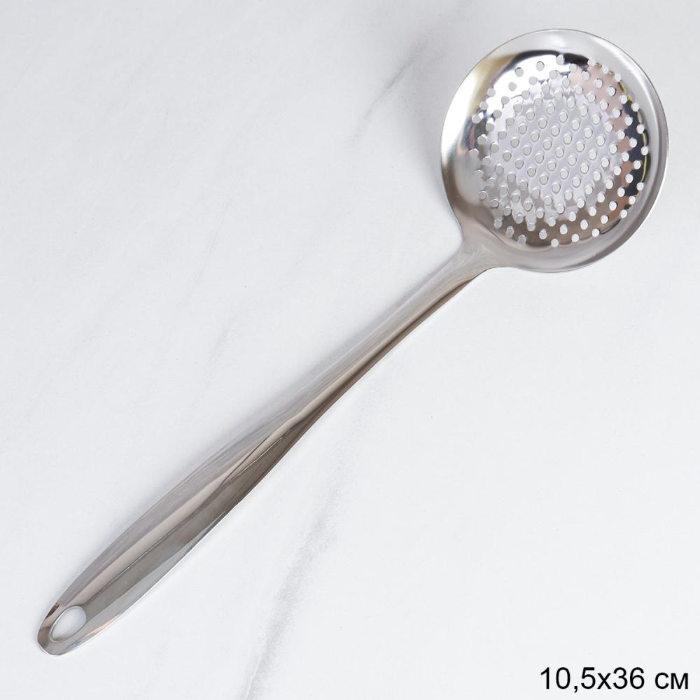 Шумовка 34х10 см нержавейка / UR-410 /уп 300/