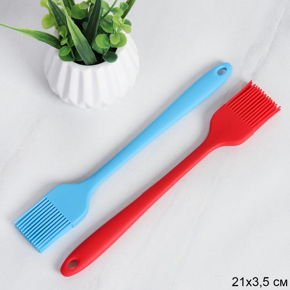 Кисточка силиконовая 21х3,5 см / DK-851 /уп 900/0,035