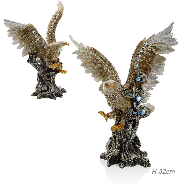 Статуэтка Орел 32 см / 24435 /уп 8/