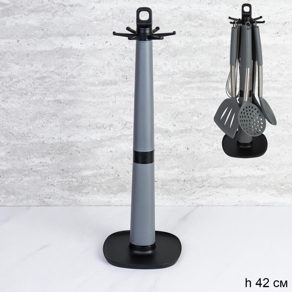 Подставка для кухонных принадлежностей пластик / PDKP-12 /уп 40/