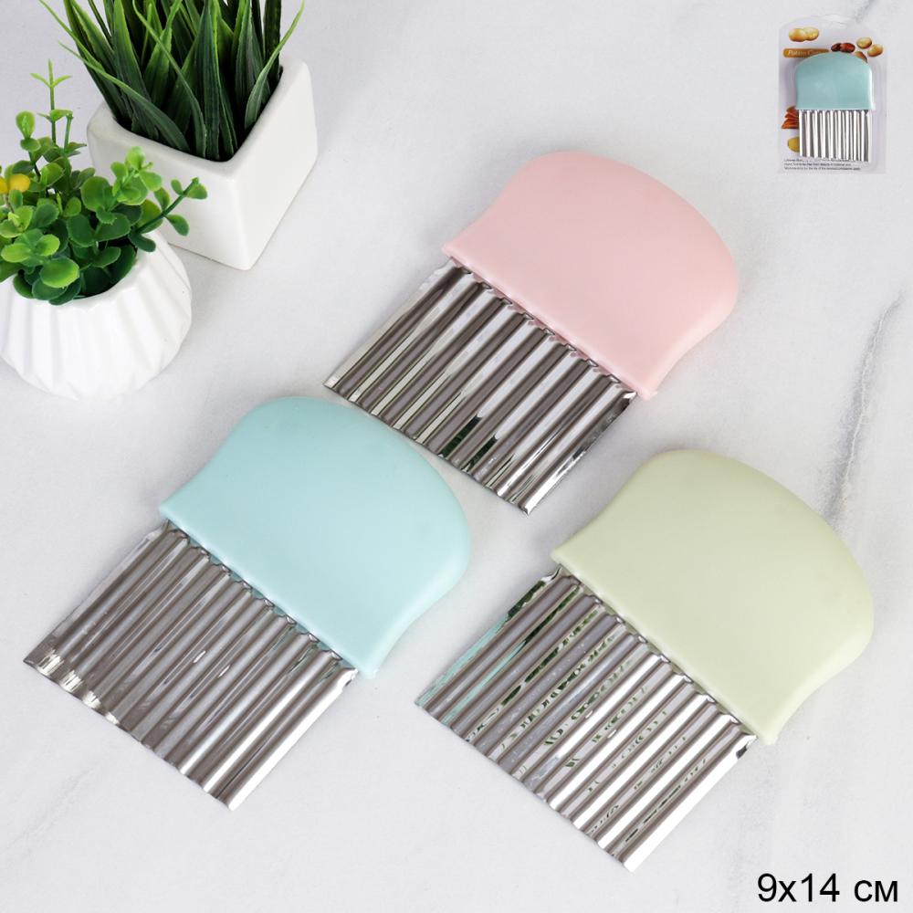 Нож для овощей рифленый 8*14 см / ER-102 /уп 288/ 0,06