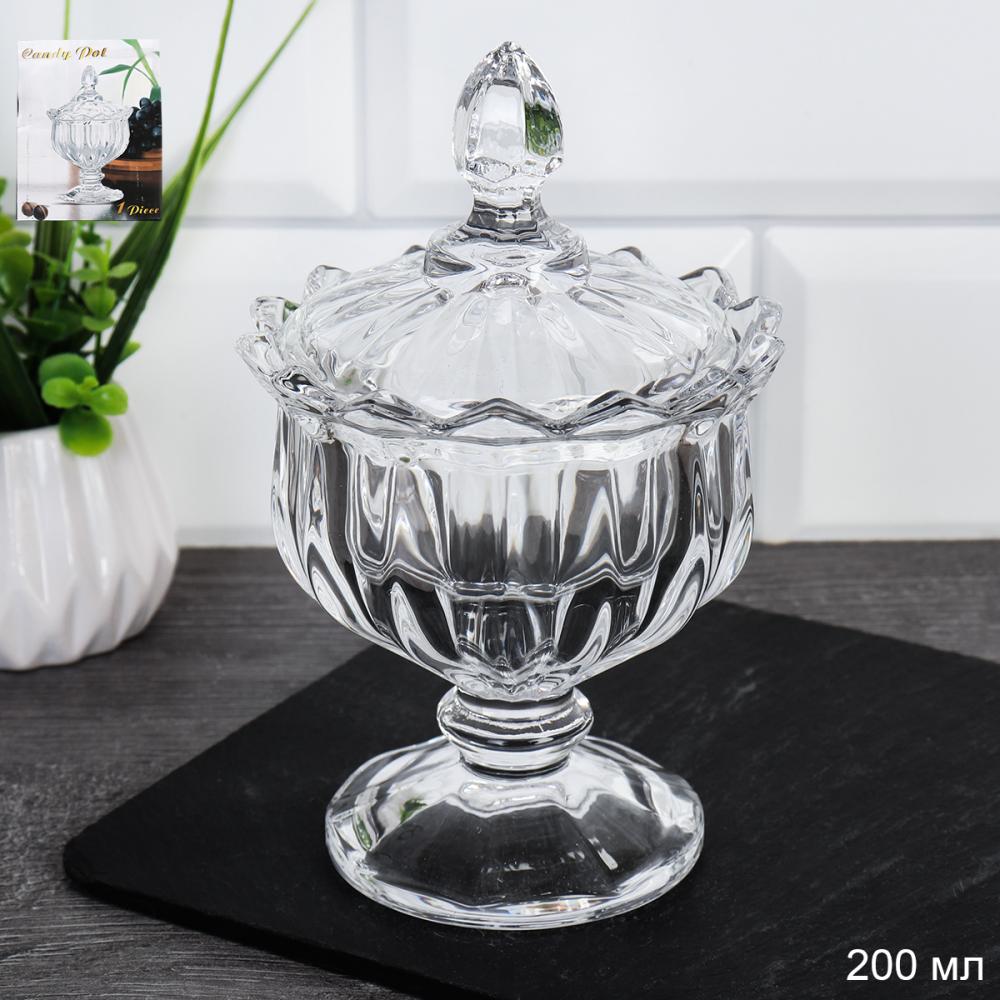 Сахарница 200 мл  на ножке / G24005-A /уп 36/