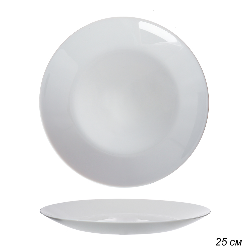 Тарелка обеденная 25 см Лили Гранит / Q6876 /уп 12/ Люминарк