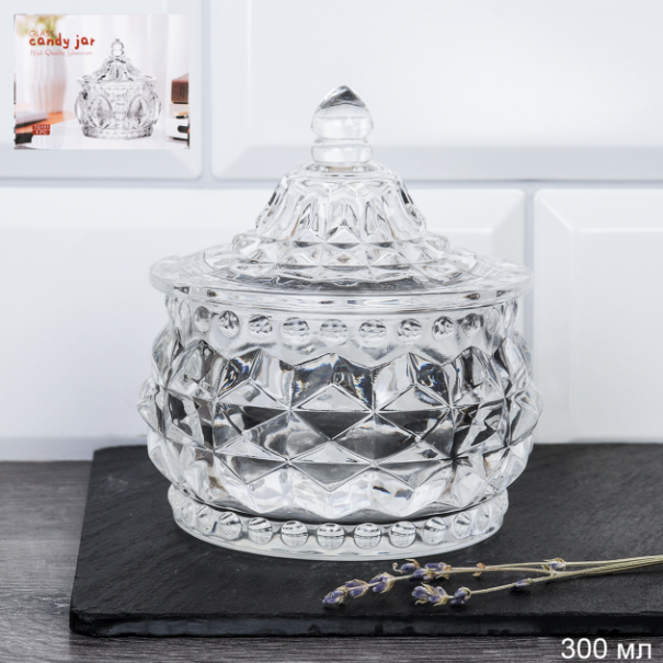 Сахарница 300 мл / TG103 /уп 48/ 748747
