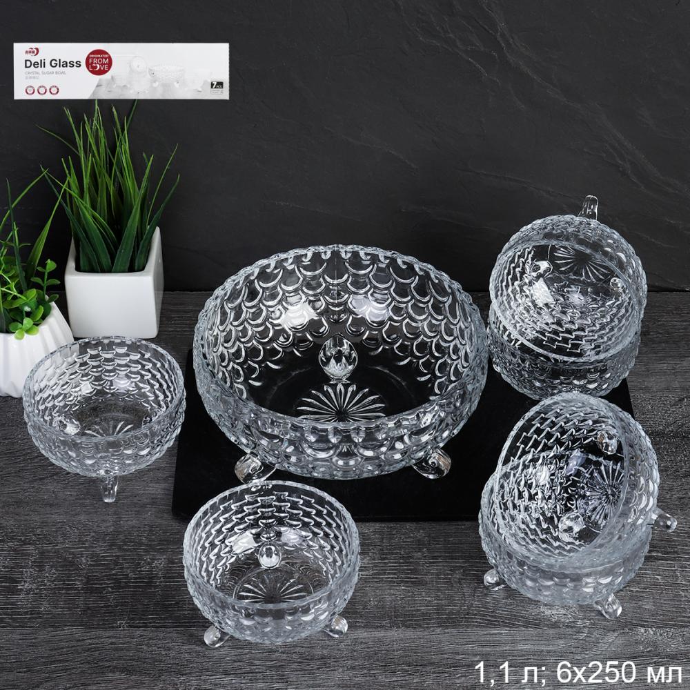 Салатник 7 предметов набор 1100 мл 6х250 мл / TG23/L7 /уп 6/