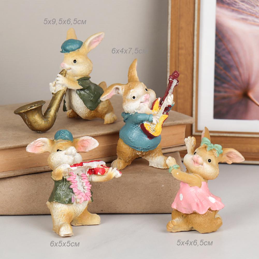 Фигурка Кролик 6 см / 1129 /уп 4/480/