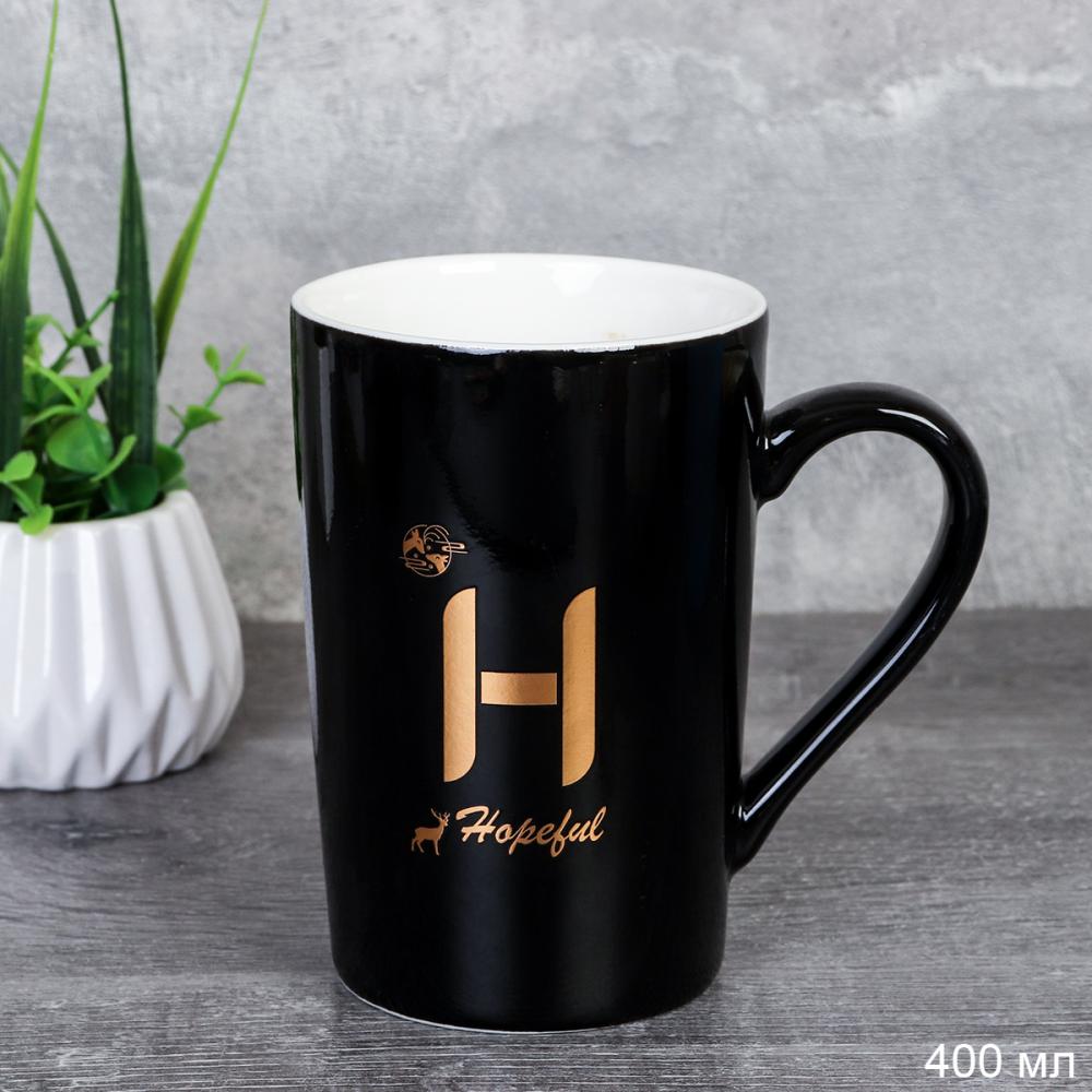 Кружка 400 мл / A-13 /уп 42/ черная