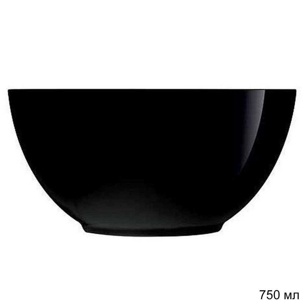 Салатник 750 мл Дивали Нуар / P0863 /уп 24/ Люминарк
