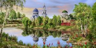 Гобелен полотно 60*80 E201 Собор на берегу