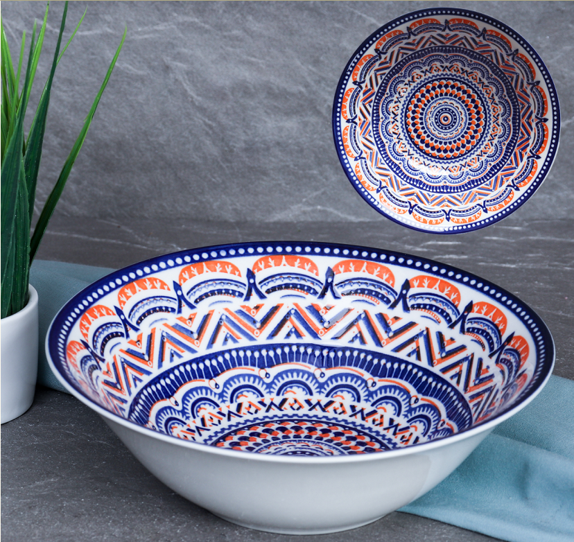 Тарелка глубокая суповая 650 мл / SB7-4  (уп 72)