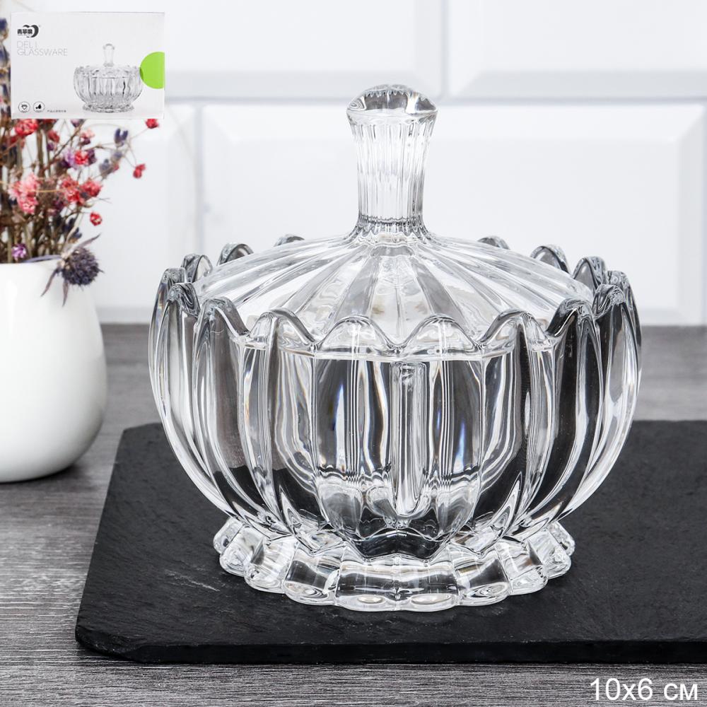 Сахарница 250 мл 10х6 см / GH-1245 /уп 36/*