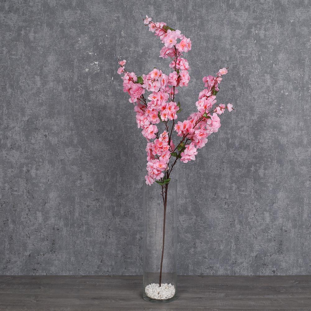 Цветок искусственный Сакура 125 см / В-09 /уп 2/90/180/розовые*