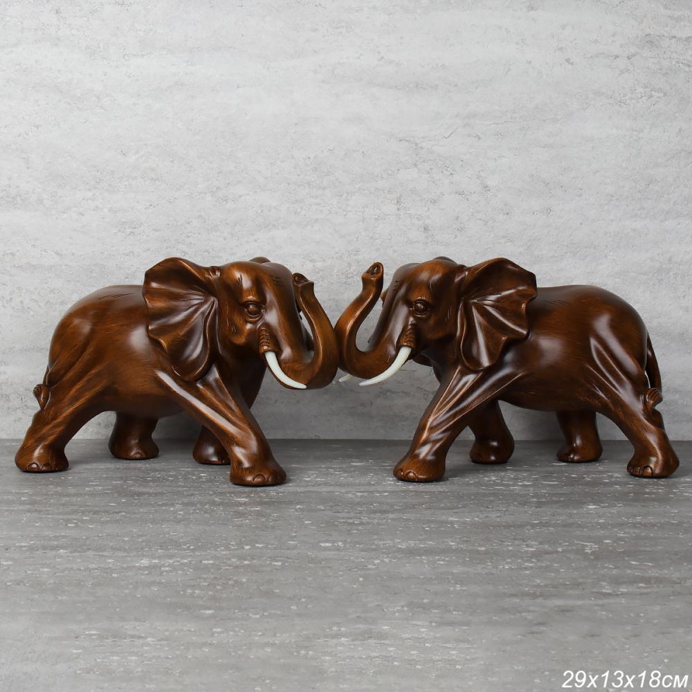 Статуэтка Слон 29х13х18 см / 100АВ-1 /уп 2/12/