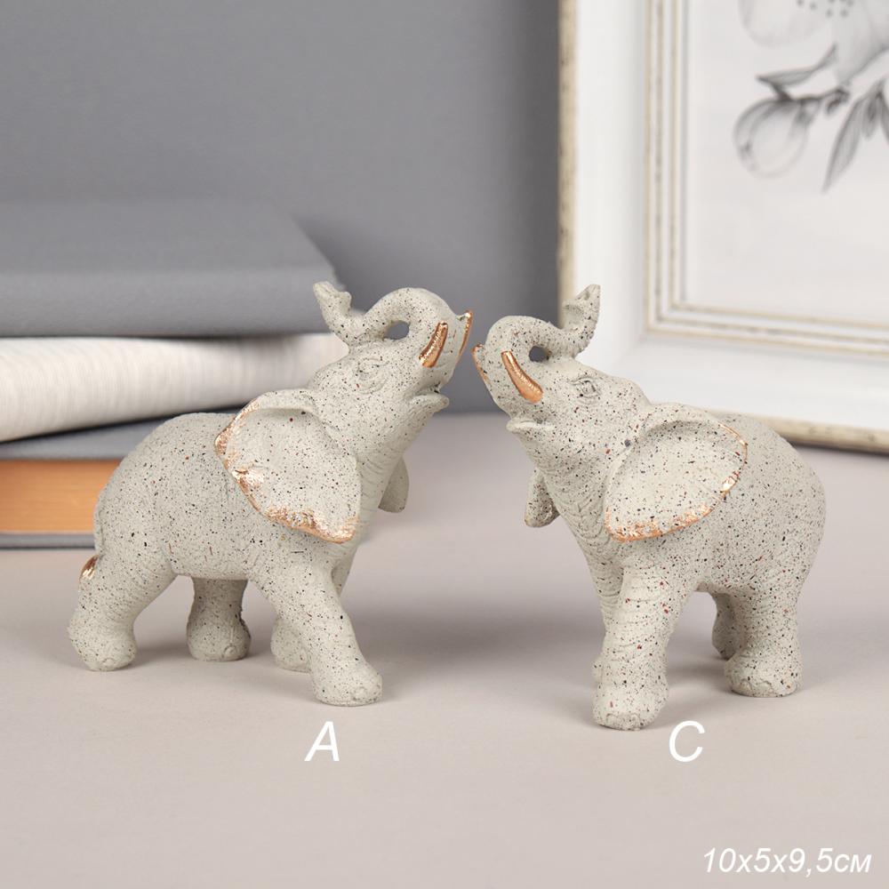 Статуэтка Слон 10х5х9,5 см / LY18506-56D /уп 96/