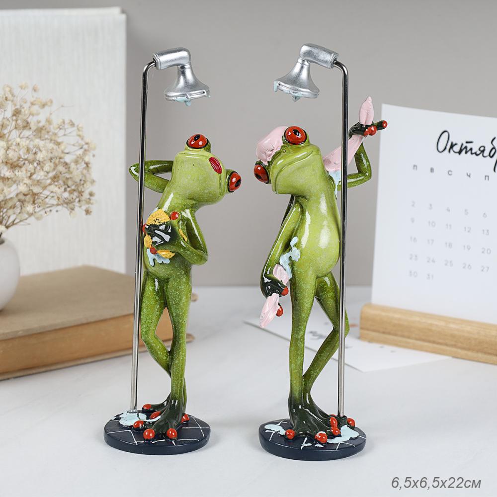 Фигурка Лягушка в душе 22 см / YX69005 /уп 2/24/