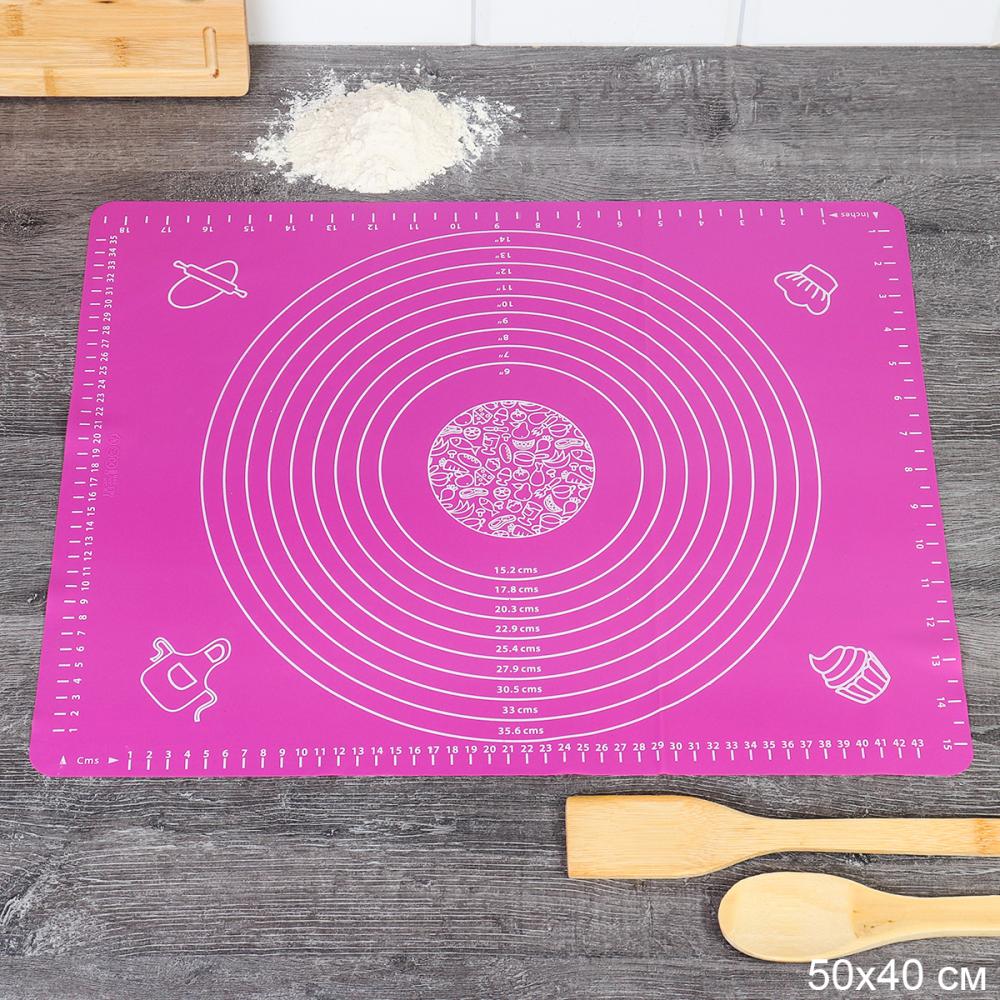 Силиконовый коврик 50х40 см / GY-633-S /уп 100/ сиреневый 0,177