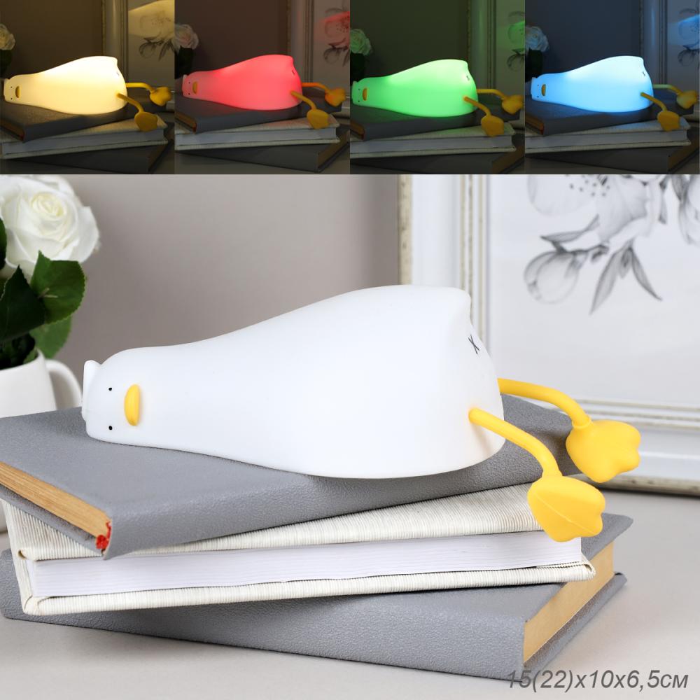 Светильник настольный 15х6,5 см Утка / CW182609-5 /уп 108/