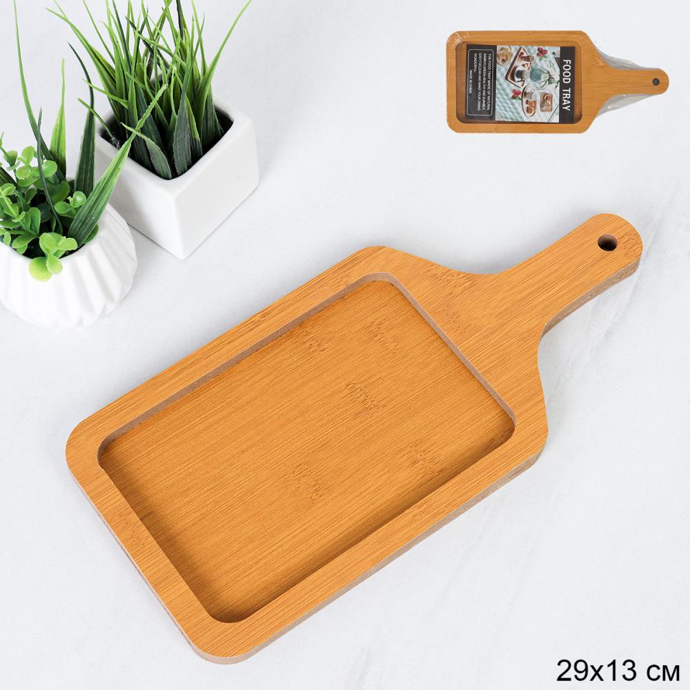 Блюдо сервировочное 14х30х1,3 см / DR1430 /уп 80/ дерево