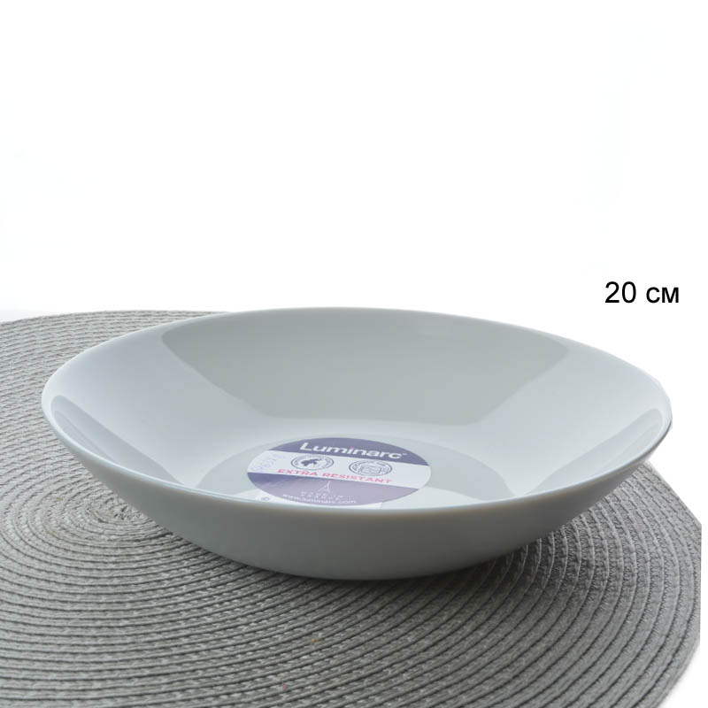 Тарелка суповая 20 см Дивали Гранит / Р0703 /уп 24/ Люминарк